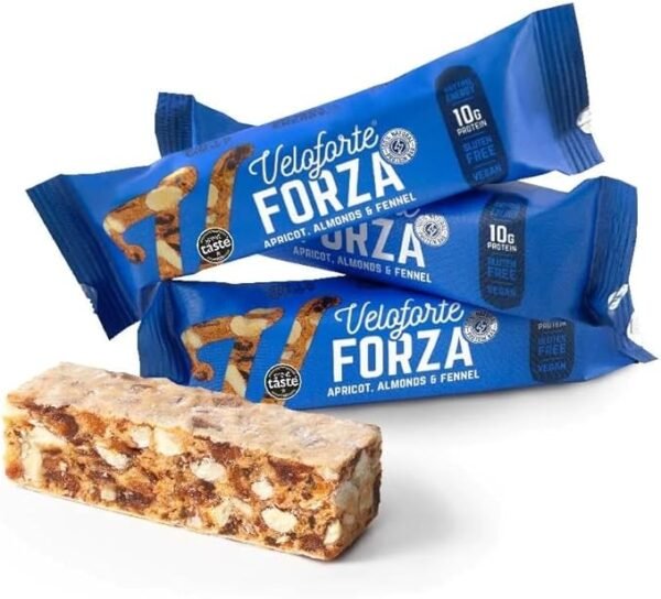 Veloforte Forza Protein Bar - Apricots, Almonds and Fennel - 9 count x 70g