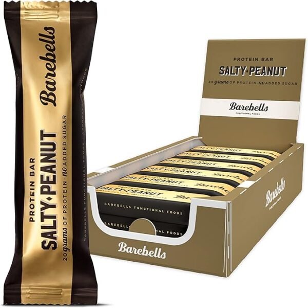 Barebells Protein Bar Salty Peanuts (12 pieces in box) (12 x 55 grms)