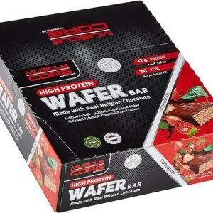 MUSCLE CORE NUTRITION High Protein Wafer Bar Strawbery 12X40G: 08553